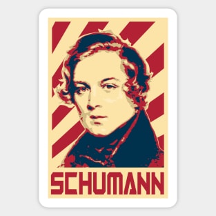 Robert Schumann Retro Propaganda Sticker